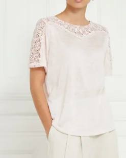 Clearance Dunnes Stores Gallery Alba Embroidered Detail Top