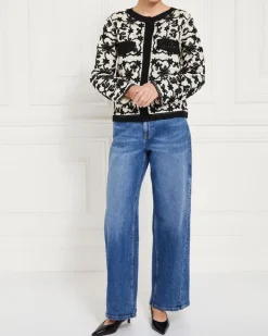 Clearance Dunnes Stores Gallery Freida Mono Embroidered Cardigan