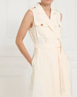 Online Dunnes Stores Gallery Frieda Belted Cargo Midi Dress