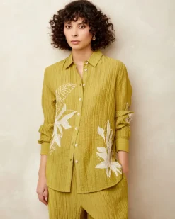 Sale Dunnes Stores Gallery Frieda Embroidered Co-Ord Suit Shirt