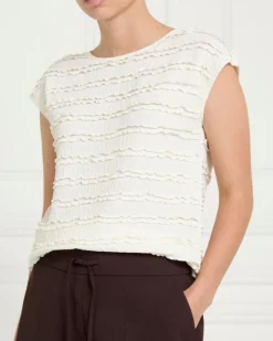Clearance Dunnes Stores Gallery Frill Detail Top
