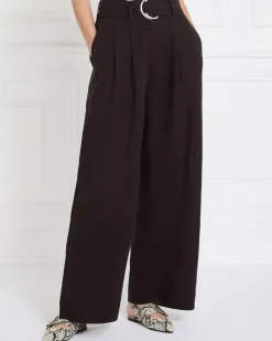 Sale Dunnes Stores Gallery High Waisted Belted Wide Leg Trousers