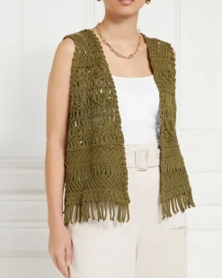 Online Dunnes Stores Gallery Lucia Cotton Fringe Waistcoat