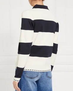 Online Dunnes Stores Gallery Lucia Stripe Polo Jumper