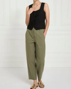 Sale Dunnes Stores Gallery Lyocell Blend Utility Trousers