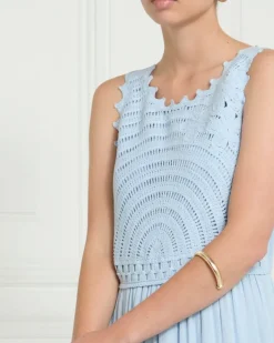 Hot Dunnes Stores Gallery Sylvie Crochet Tiered Midi Dress