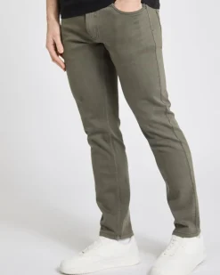 Clearance Dunnes Stores Garment Dyed Five Pocket Stretch Trousers
