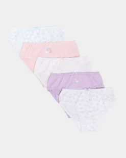 Discount Dunnes Stores Girls Briefs - Pack Of 5 (2-14 years)
