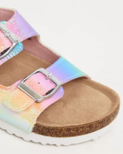Sale Dunnes Stores Girls Footbed Sandal (Size 4 Infant-2)