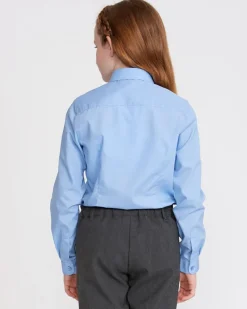 Online Dunnes Stores Girls Slim Fit Blouses - Pack Of 3 - (4-16 Years)