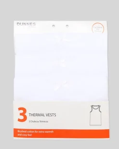 Discount Dunnes Stores Girls Thermal Sleeveless Vests - Pack Of 3 (2-14 Years)