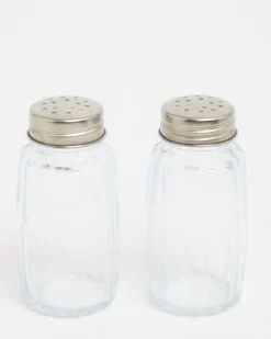 Fashion Dunnes Stores Glass Salt And Pepper Shakers - 2 Pieces