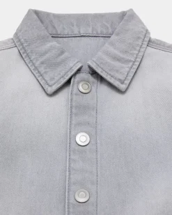 Online Dunnes Stores Grey Shacket (6 Months-5 Years)