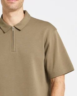 New Dunnes Stores Heavy Interlock Relaxed Polo