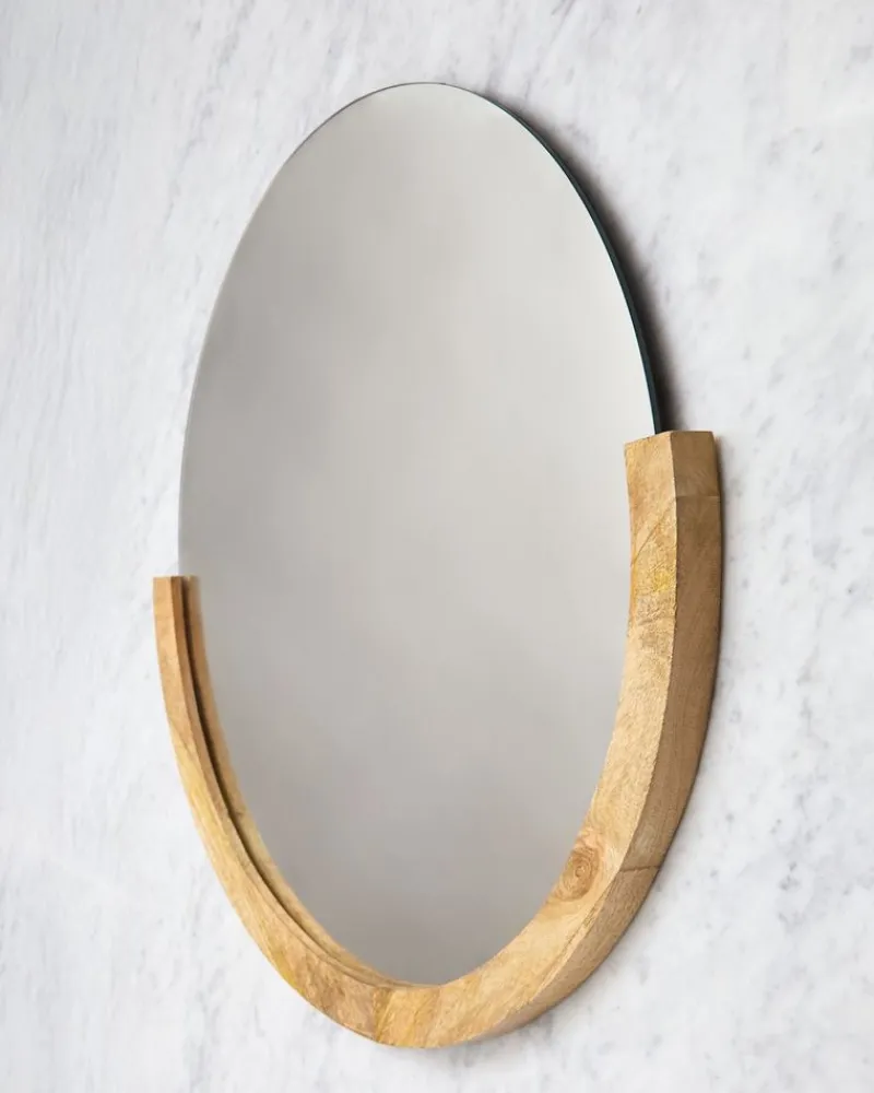 Clearance Dunnes Stores Helen James Considered Greta Half Wood Mirror
