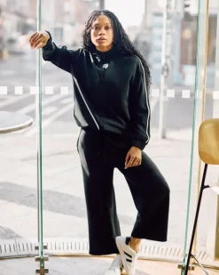 Outlet Dunnes Stores Helen Steele Black Modal Crop Soft Touch Trousers