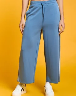 Discount Dunnes Stores Helen Steele Blue Modal Crop Soft Touch Trousers