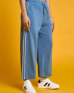 Discount Dunnes Stores Helen Steele Blue Modal Crop Soft Touch Trousers