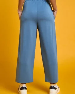 Discount Dunnes Stores Helen Steele Blue Modal Crop Soft Touch Trousers