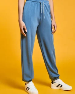 Discount Dunnes Stores Helen Steele Blue Modal Soft Touch Gathered Hem Jogger