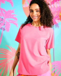 Fashion Dunnes Stores Helen Steele Coral Performance T-Shirt