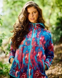 Outlet Dunnes Stores Helen Steele Printed Hooded Microfleece