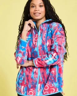 Outlet Dunnes Stores Helen Steele Printed Hooded Microfleece