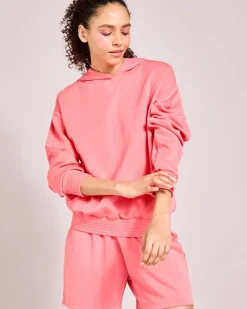 Fashion Dunnes Stores Helen Steele Soft Touch Coral Hoodie