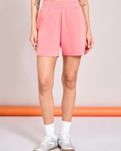 Discount Dunnes Stores Helen Steele Soft Touch Coral Modal Gathered Waist Shorts