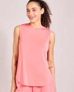 Fashion Dunnes Stores Helen Steele Soft Touch Coral Modal Vest