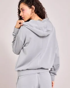Discount Dunnes Stores Helen Steele Soft Touch Grey Modal Hoodie