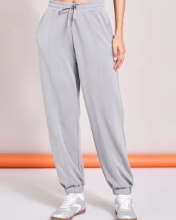 Outlet Dunnes Stores Helen Steele Soft Touch Grey Modal Gathered Hem Joggers