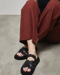 New Dunnes Stores H-Front Strap Slider Sandals