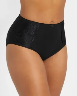 Online Dunnes Stores High Rise Cotton Lace Full Brief