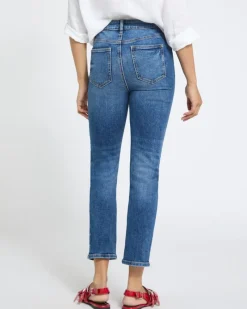 Outlet Dunnes Stores High Rise Skinny Denim Cropped Jeans