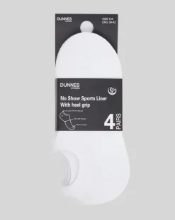 Discount Dunnes Stores Invisible Sports Socks - Pack Of 4