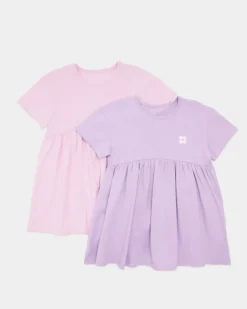 Online Dunnes Stores Jersey Dress - Pack Of 2 (6 Months-5 Years)