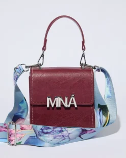 Sale Dunnes Stores Joanne Hynes The 'Mná' Classic Bag In Oxblood Faux Leather