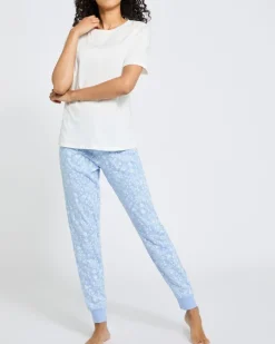 Sale Dunnes Stores Knit Cuff Leg Pyjama Set