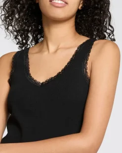 Discount Dunnes Stores Lace Trim Vest