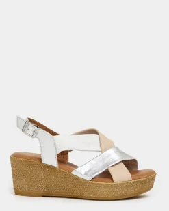Best Dunnes Stores Leather Multi Strap Wedge Sandal
