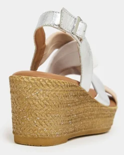 Best Dunnes Stores Leather Multi Strap Wedge Sandal