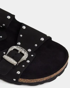 Best Dunnes Stores Leather Stud Footbed Sandals