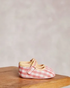 New Dunnes Stores Leigh Tucker Willow Gingham Pram Shoe (Newborn-12 Months)