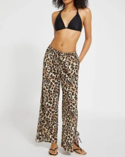 Fashion Dunnes Stores Leopard Co-Ord Trousers