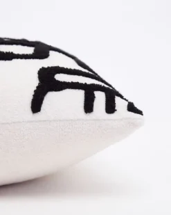 Clearance Dunnes Stores Line Mono Cushion