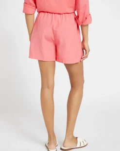 Discount Dunnes Stores Linen Blend Shorts