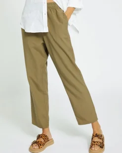 New Dunnes Stores Linen Tapered Trousers