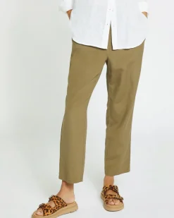 New Dunnes Stores Linen Tapered Trousers