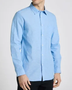 Fashion Dunnes Stores Long Sleeve Linen Blend Shirt